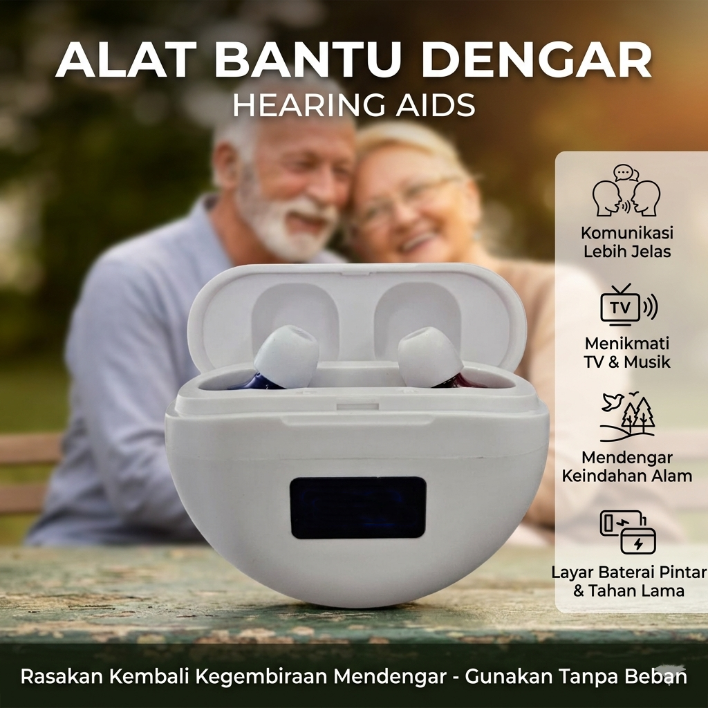 SUNFFICE Alat Bantu Dengar In Ear Hearing Aid - SF792 Gambar produk SUNFFICE Alat Bantu Dengar In Ear Hearing Aid - SF792 - Utama
