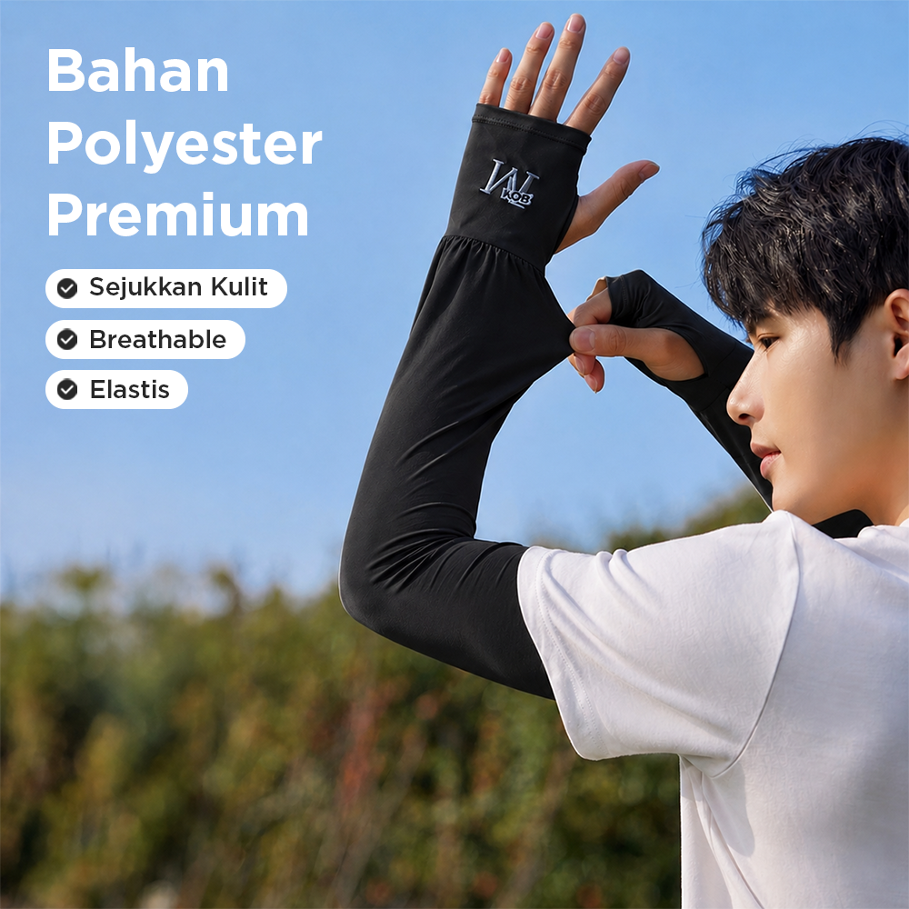 BOYM Manset Sarung Pelindung Tangan Lengan Sleeves UV Protection - GB184 Gambar produk BOYM Manset Sarung Pelindung Tangan Lengan Sleeves UV Protection - GB184 - 2