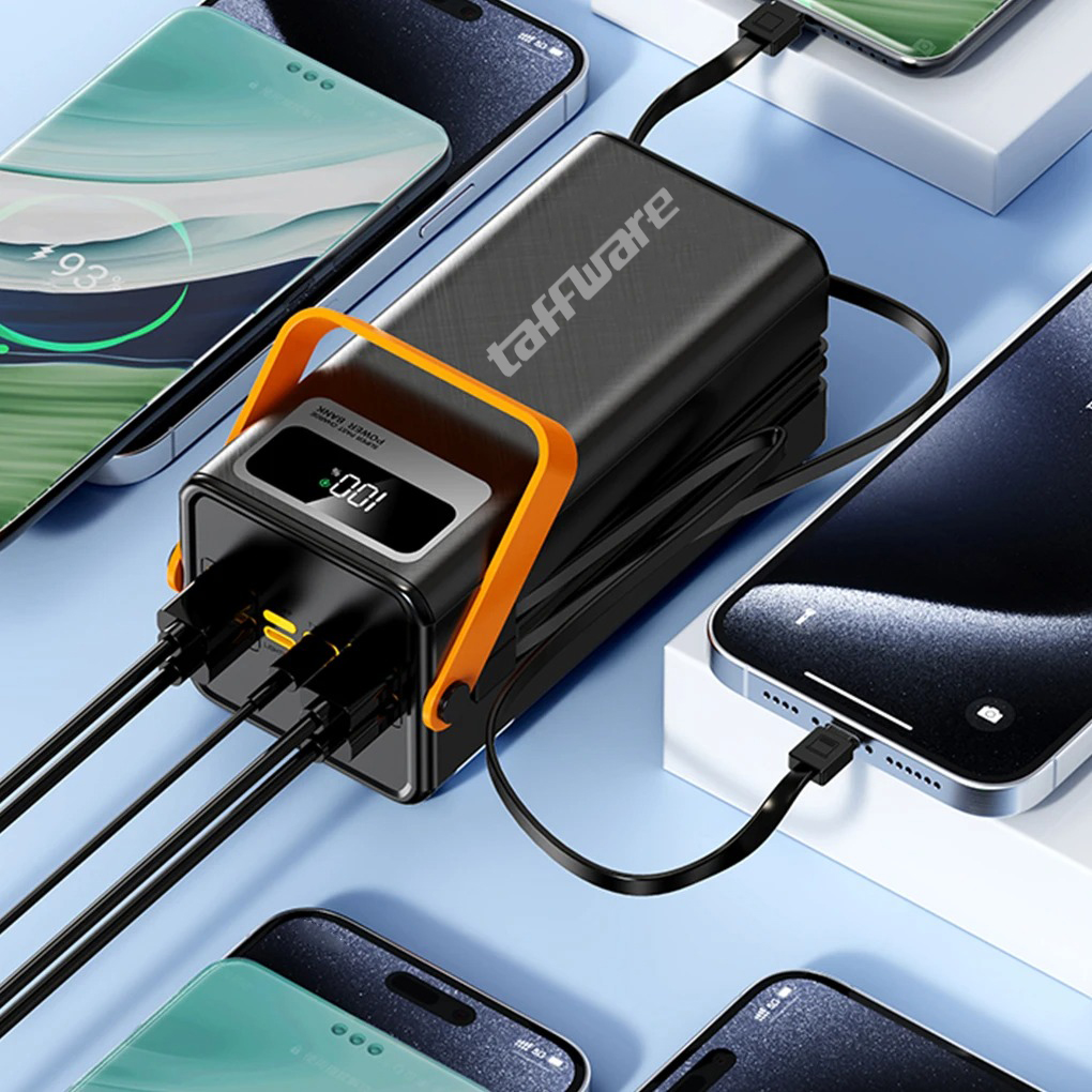Gambar produk Taffware Power Bank Fast Charging Cable USB Type C 50000mAh 120W - KP502