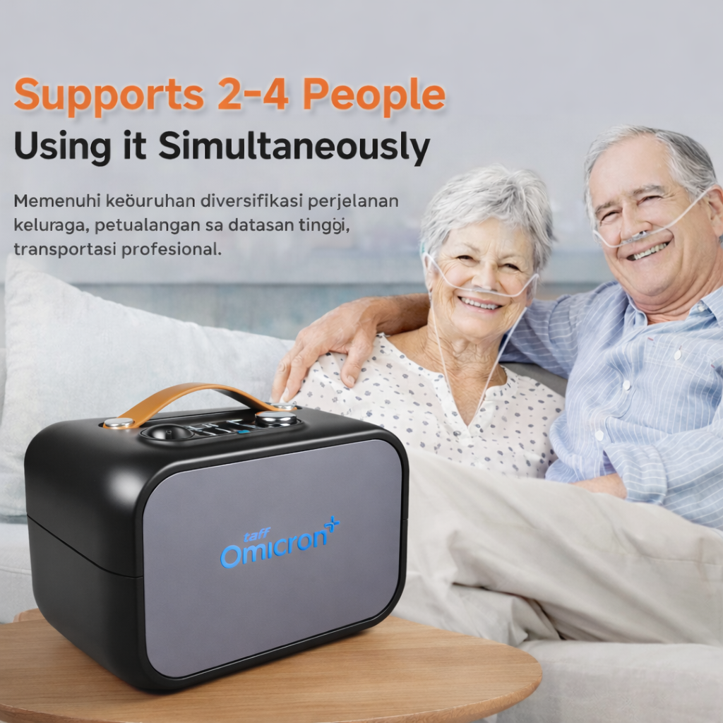 Gambar produk TaffOmicron Konsentrator Oksigen Portable Car Oxygen Concentrator 7L - YK-H600