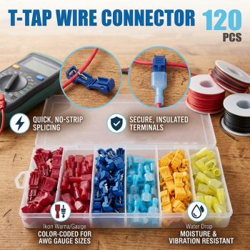 Gambar produk WHDZ T-Tap Wire Connector Quick Self-Stripping 120 PCS - SC7