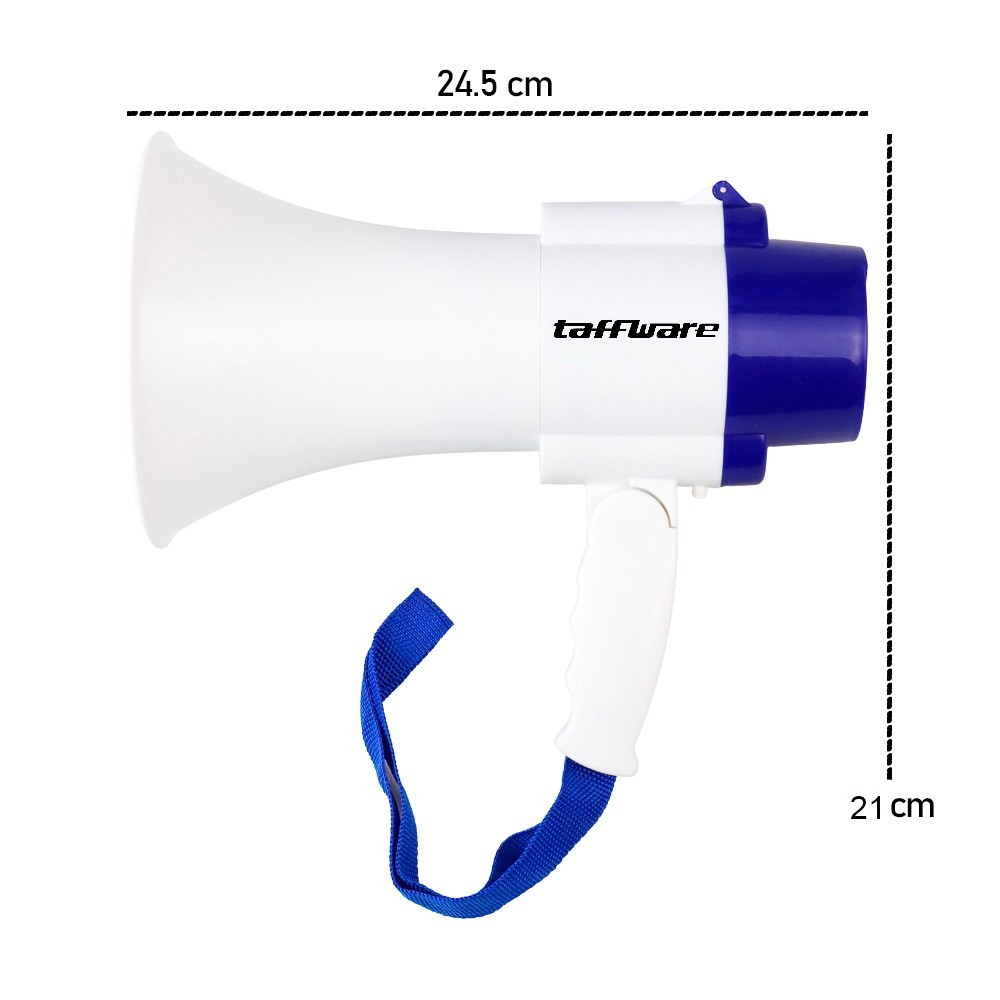 Gambar produk Taffware Toa Pengeras Suara Megaphone Bluetooth U Disk Recording 15W - 518