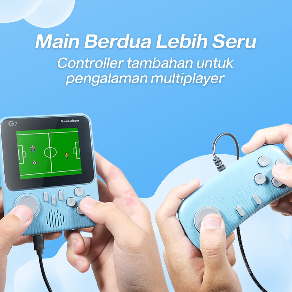 McGeSin Handheld Console Gameboy 3.5 Inch 168 Game with Controller - G7 Gambar produk McGeSin Handheld Console Gameboy 3.5 Inch 168 Game with Controller - G7 - 3
