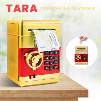 TARA Celengan Anak Electronic Bank Safe Box Money Model Brankas - T-8815