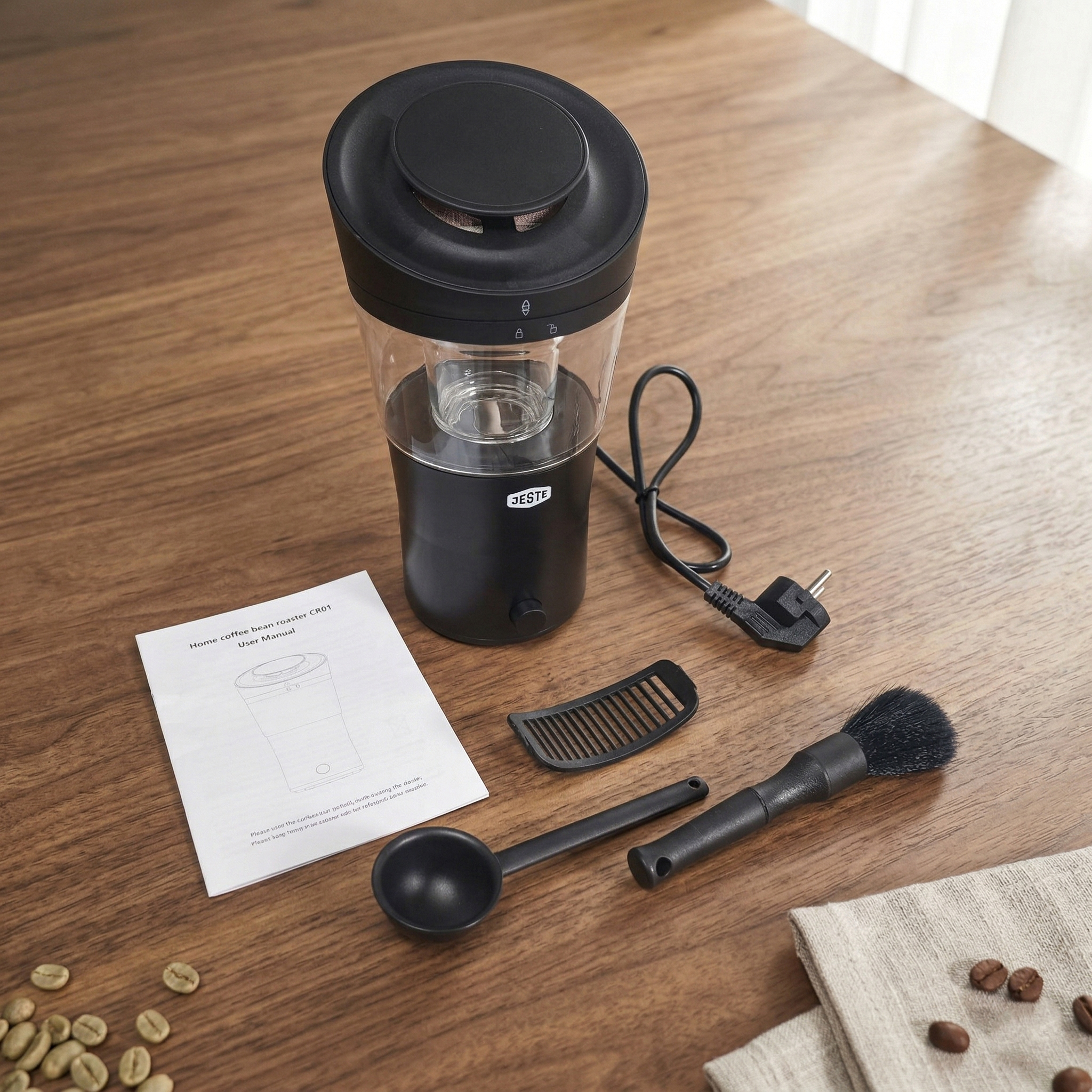 Trieste Mesin Roasting Biji Kopi Sangrai Coffee Bean Roaster 70g - SJ-CR01 Gambar produk Trieste Mesin Roasting Biji Kopi Sangrai Coffee Bean Roaster 70g - SJ-CR01