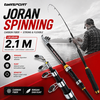 TaffSPORT GHOTDA Joran Pancing Spinning Carbon Fiber 5-6 Section - C562L