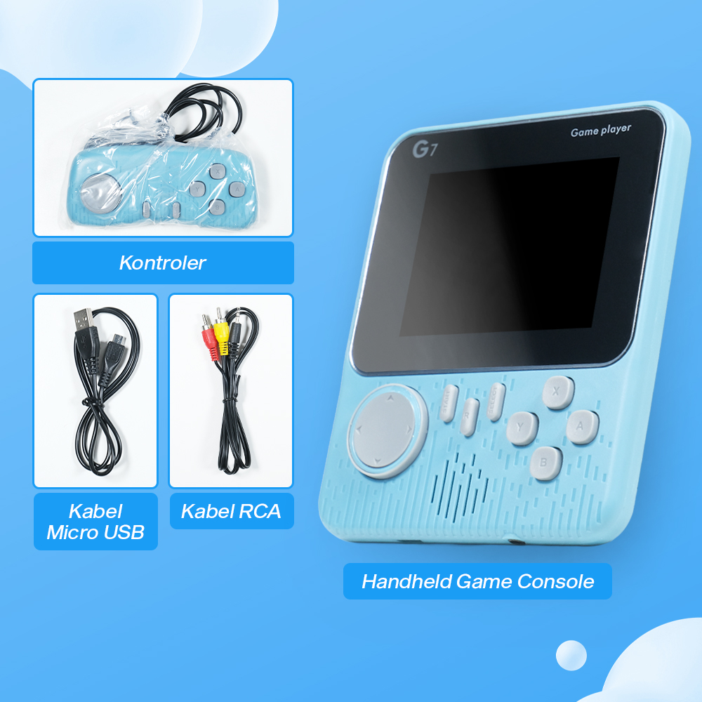 McGeSin Handheld Console Gameboy 3.5 Inch 168 Game with Controller - G7 Gambar produk McGeSin Handheld Console Gameboy 3.5 Inch 168 Game with Controller - G7 - 8