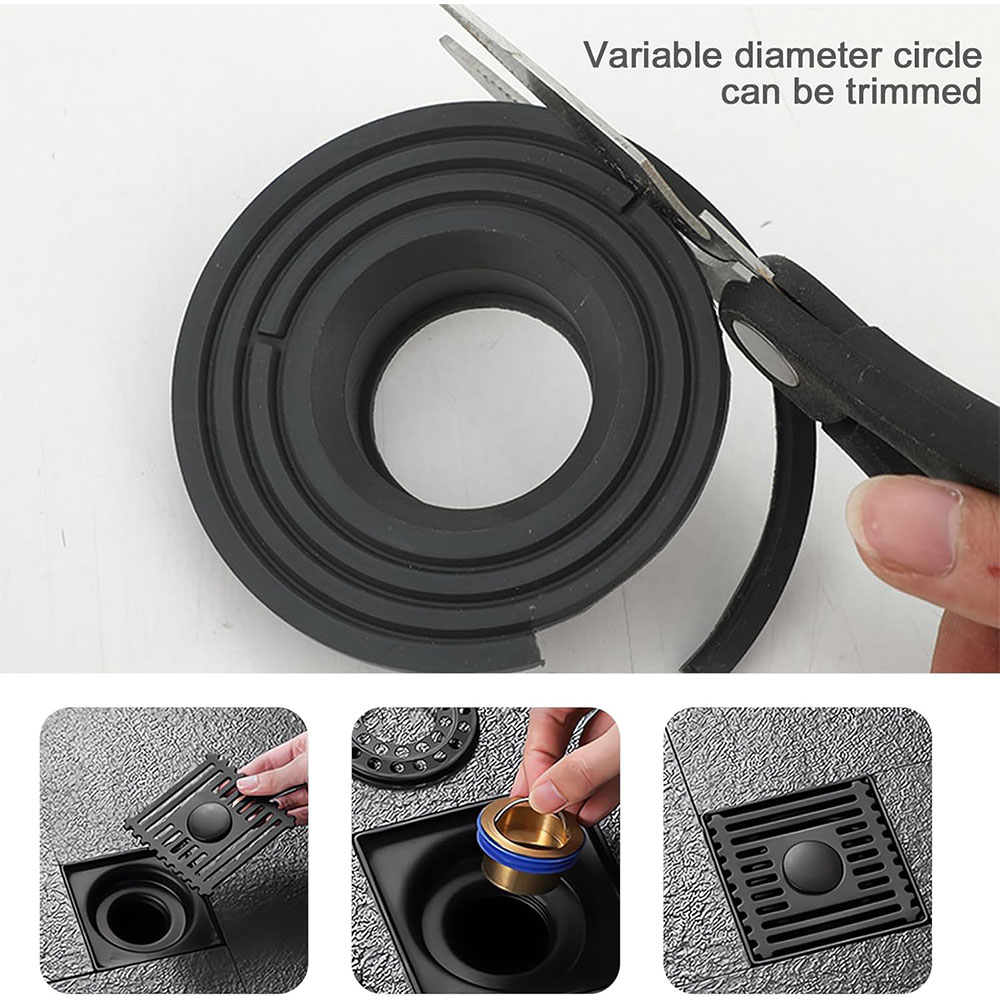 Gambar produk Homedec Penutup Saluran Pembuangan Air Floor Quick Drain Filter 42mm - HDC-110