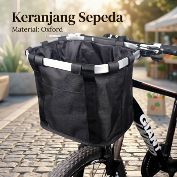 Deemount Keranjang Sepeda Strorage Basket Carrying Pouch - BSK-001