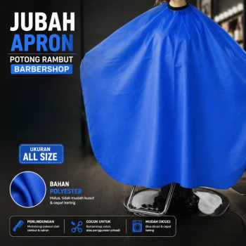 LOVGIL Jubah Apron Potong Rambut Kip Cape Salon Barbershop Polyester - LGI01