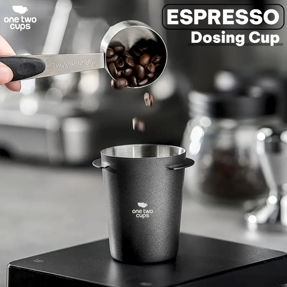 Gambar produk One Two Cups Dosing Cup Portafilter Espresso Machine SS304 58mm - HB5 - Utama