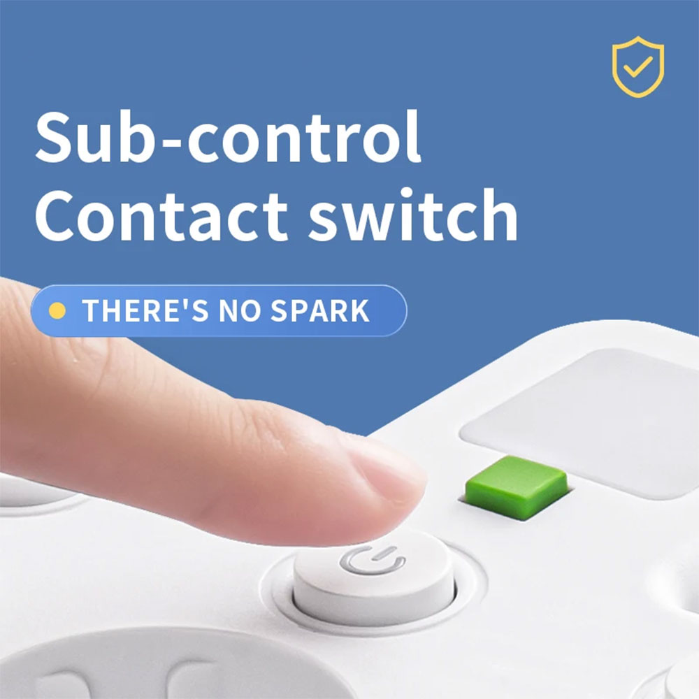 Gambar produk Taffware Stop Kontak LED Light USB Type C EU Plug 8A 250V 2200W 4 Soket - EU-8630UL