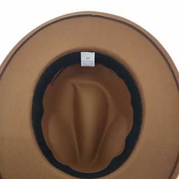 Gambar produk JIANGXIHUITIAN Topi Fedora Panama Laken Hat Jazz Classic Vintage - FS-219