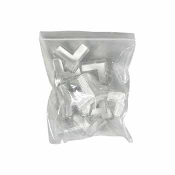 Gambar produk FUSHAN Pelindung Sudut Meja T-Shaped Corner Protector 10 PCS - FS33 - Kemasan