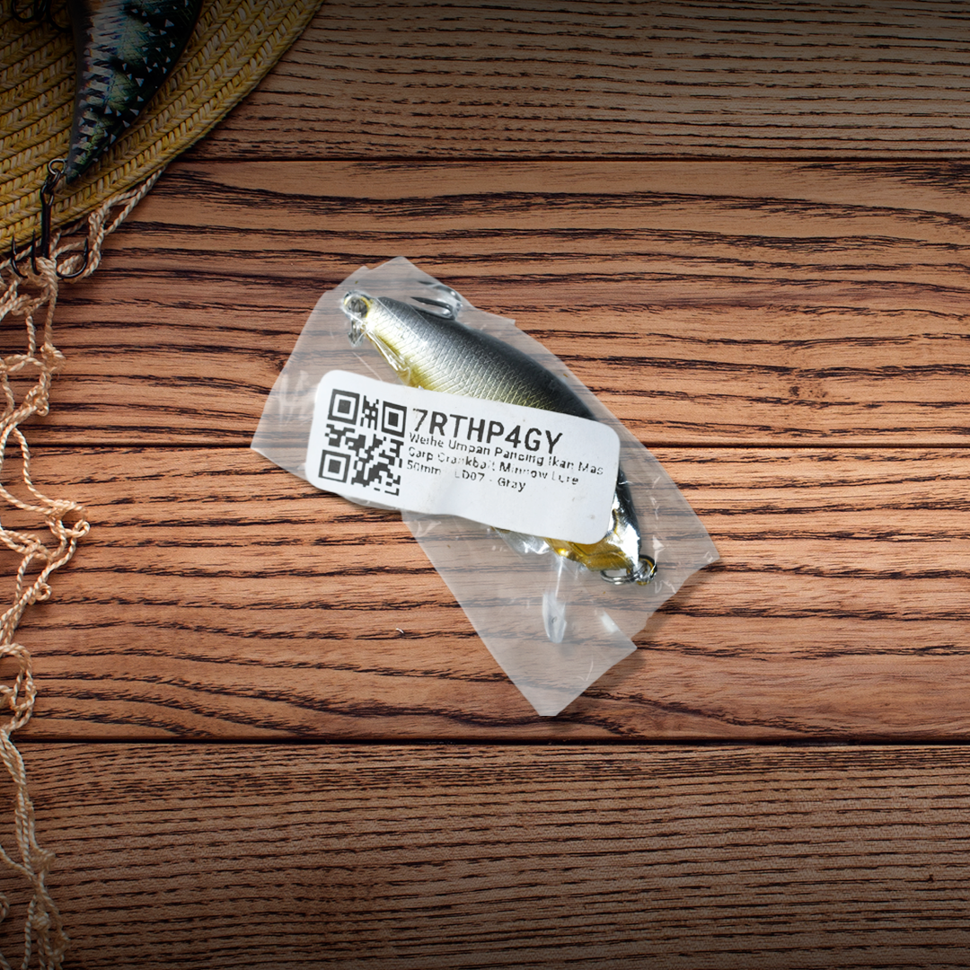 Weihe Umpan Pancing Ikan Mas Carp Crankbait Minnow Lure 50mm - LD07 Gambar produk Weihe Umpan Pancing Ikan Mas Carp Crankbait Minnow Lure 50mm - LD07