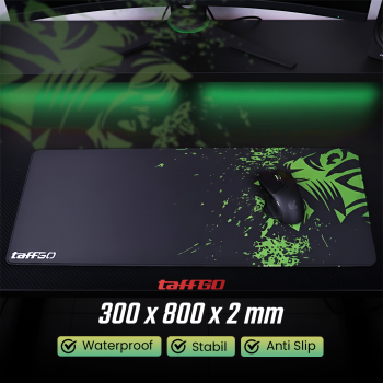 Gambar produk TaffGO Mouse Pad Gaming XL Anti Slip Desk Mat 300x800x2mm Control - LS