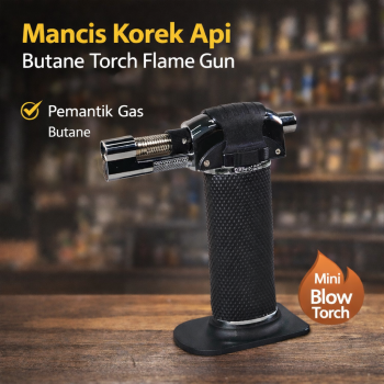 Gambar produk Yofeil Mancis Korek Api Gas Refillable Butane Torch Flame Gun - TX-19