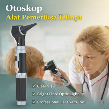 ENT Otoskop Alat Pemeriksa Telinga Otoscope Ear Scope with LED - HS-OT10G