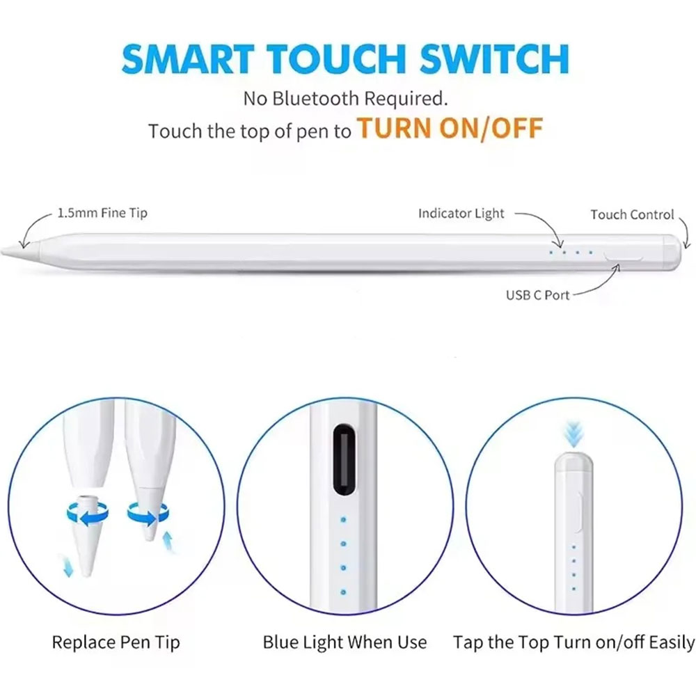 Gambar produk Branches Stylus Pen Magnetic Sensitive Response iPad Type C - G3