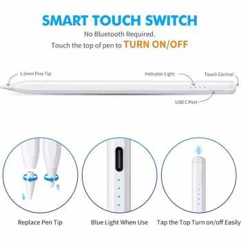 Gambar produk Branches Stylus Pen Magnetic Sensitive Response iPad Type C - G3