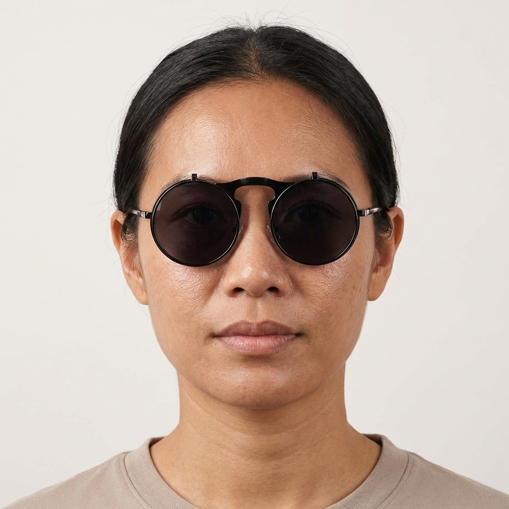 Gambar produk AOFLY Kacamata Hitam Round Vintage Steampunk Sunglasses