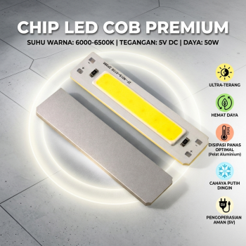 Ovicart Chip LED Lampu COB Car Interior Desk Lamp 6000-6500K 5V 50W - HO70