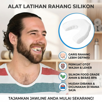 ILAMVIE Alat Latihan Rahang Silicone Jaw Trainer Mastic Ball - LV-6