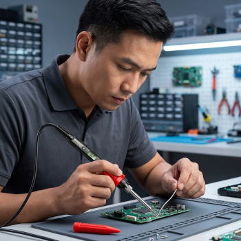 ANENG Solder Listrik Adjustable Temperature LCD Display 60W - SL105