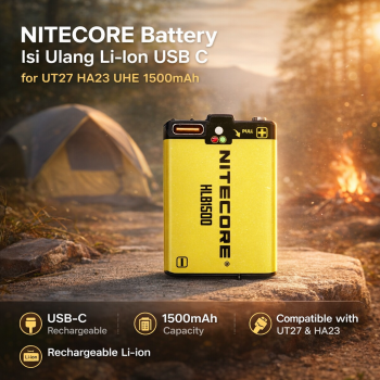 Gambar produk NITECORE Baterai Isi Ulang Battery Pack Li-Ion 1500 mAh 3.85V 1 PCS - HLB1500