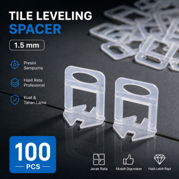 Taffware Alat Perata Pasang Keramik Tile Leveling Spacer Clip 100 PCS - Y0150