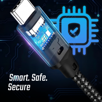 Gambar produk BYTE Kabel Data Type C to Type C Fast Charging PD 240W 1.5M - BY-24