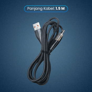 Gambar produk USJ Kabel Charger USB Type C Fast Charging Braided 100W 1.5M - 574