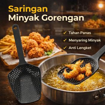 GLANYOMI Saringan Minyak Serokan Gorengan Skimmer Plastik Nilon - VH20F