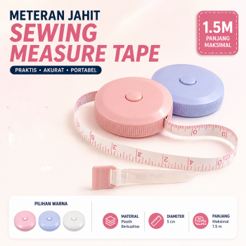 Gambar produk Meteran Jahit Sewing Measure Tape 1.5M - C04BG