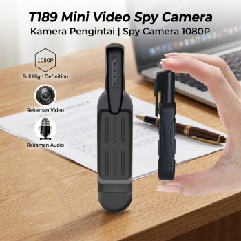 Arsmundi Kamera Pengintai Spy Camera WIFI Bentuk Pulpen Clip 1080P - T189