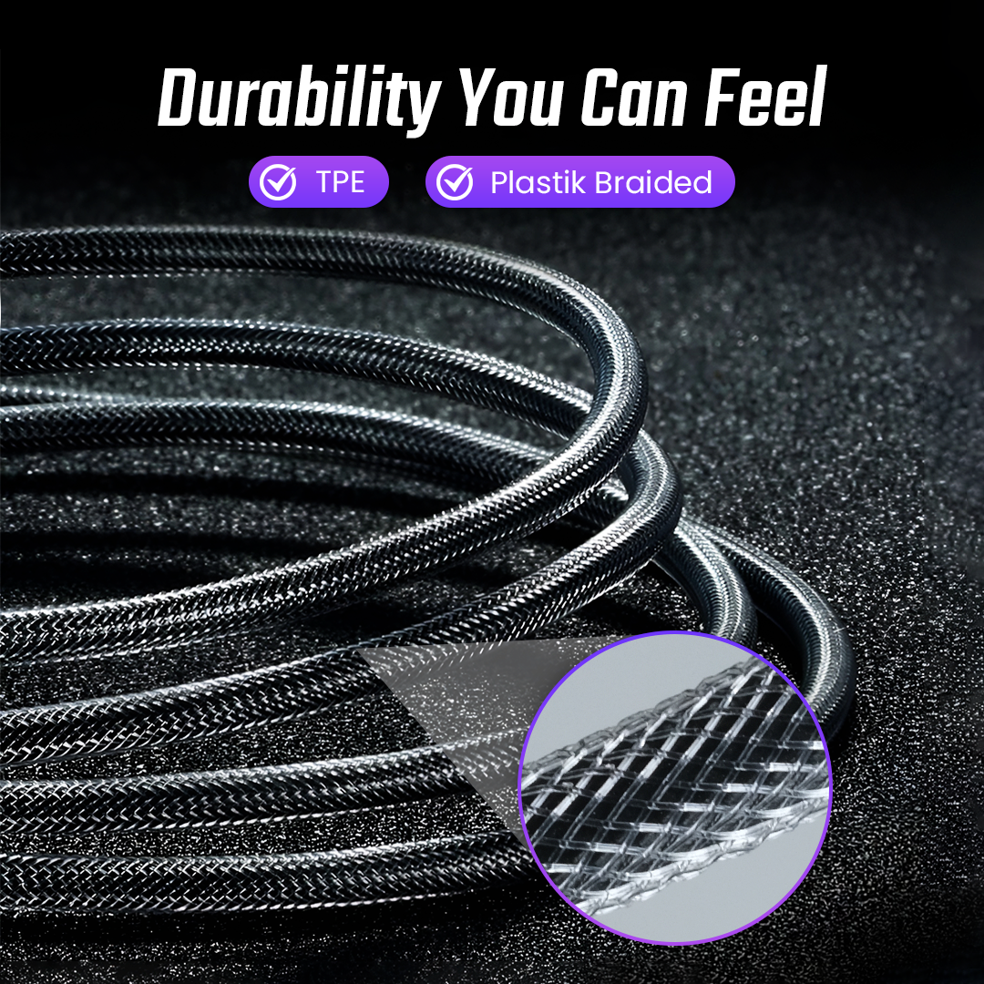 FLOVEME Kabel Charger 2in1 Fast Charging Micro USB Type C 14W 1.2M - B00626 Gambar produk FLOVEME Kabel Charger 2in1 Fast Charging Micro USB Type C 14W 1.2M - B00626