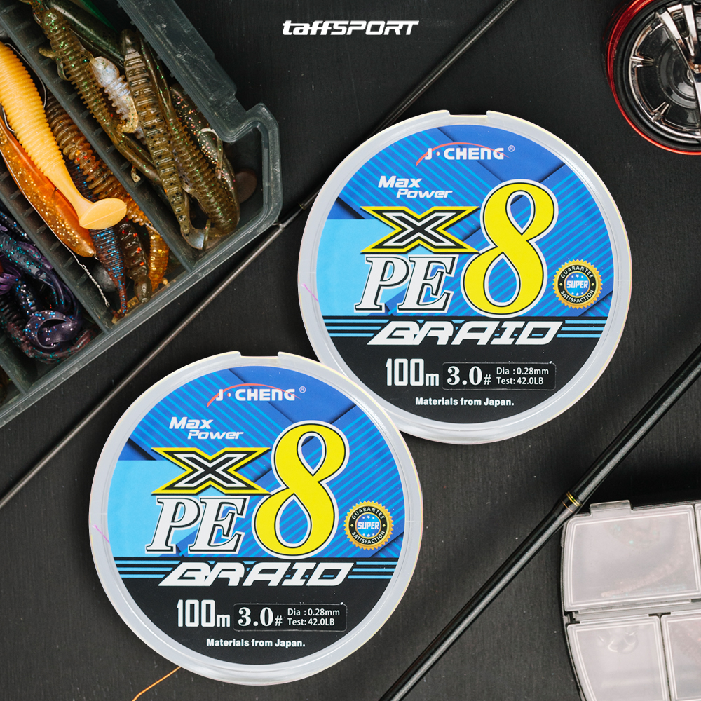 TaffSPORT Senar Pancing PE 8 Braided Strand Fishing Line 100M 3.0 - X8 Gambar produk TaffSPORT Senar Pancing PE 8 Braided Strand Fishing Line 100M 3.0 - X8 - 7