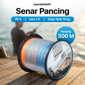 TaffSPORT Senar Tali Pancing 4 Braided Fishing Line Strong PE 300M - DM3
