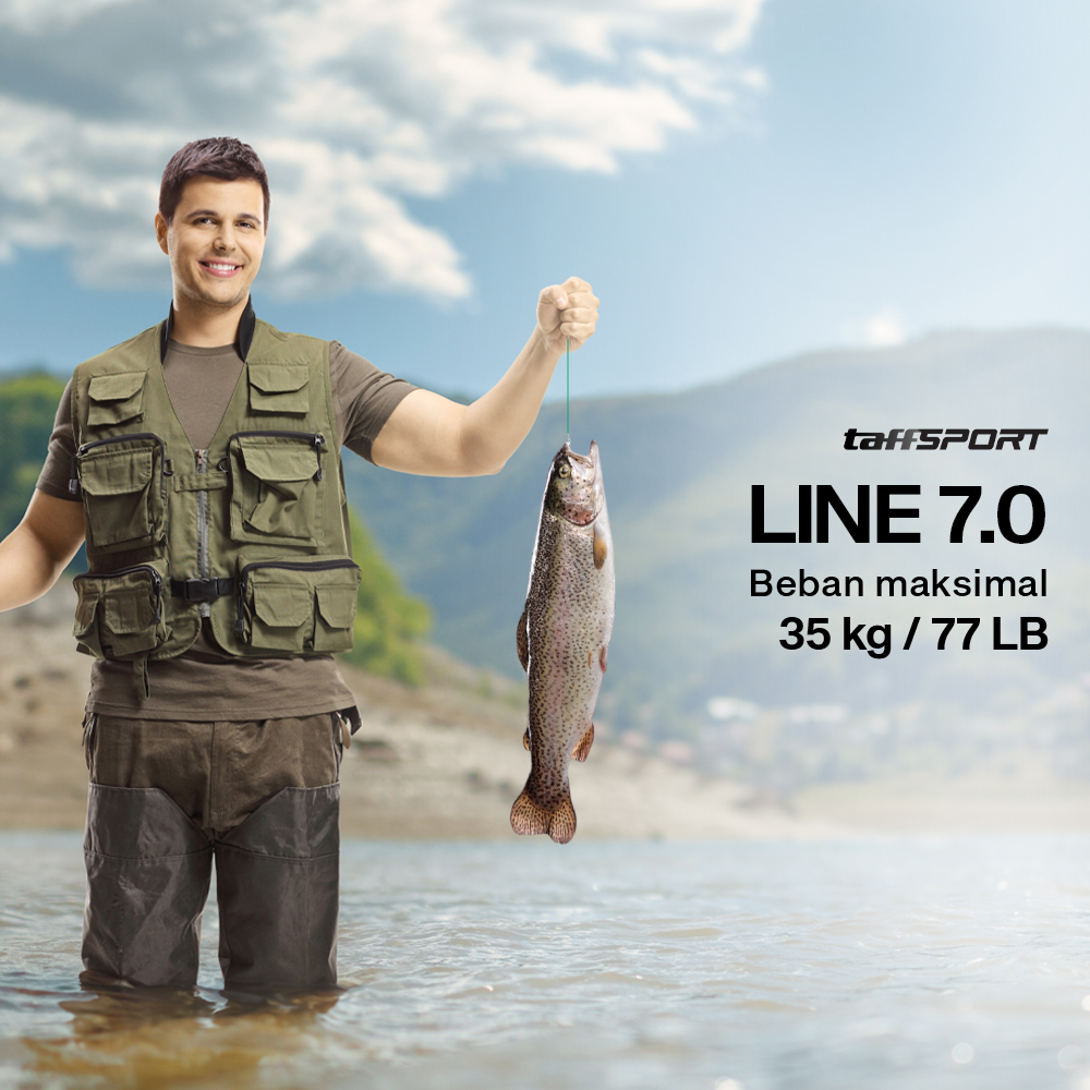 TaffSPORT Senar Pancing PE 4 Braided Strand Fishing Line 100M 7.0 - X4 Gambar produk TaffSPORT Senar Pancing PE 4 Braided Strand Fishing Line 100M 7.0 - X4