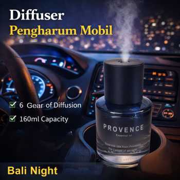 PROVENCE Diffuser Pengharum Mobil Car Home Aromatherapy 6 Gears 160ml - CAS-01