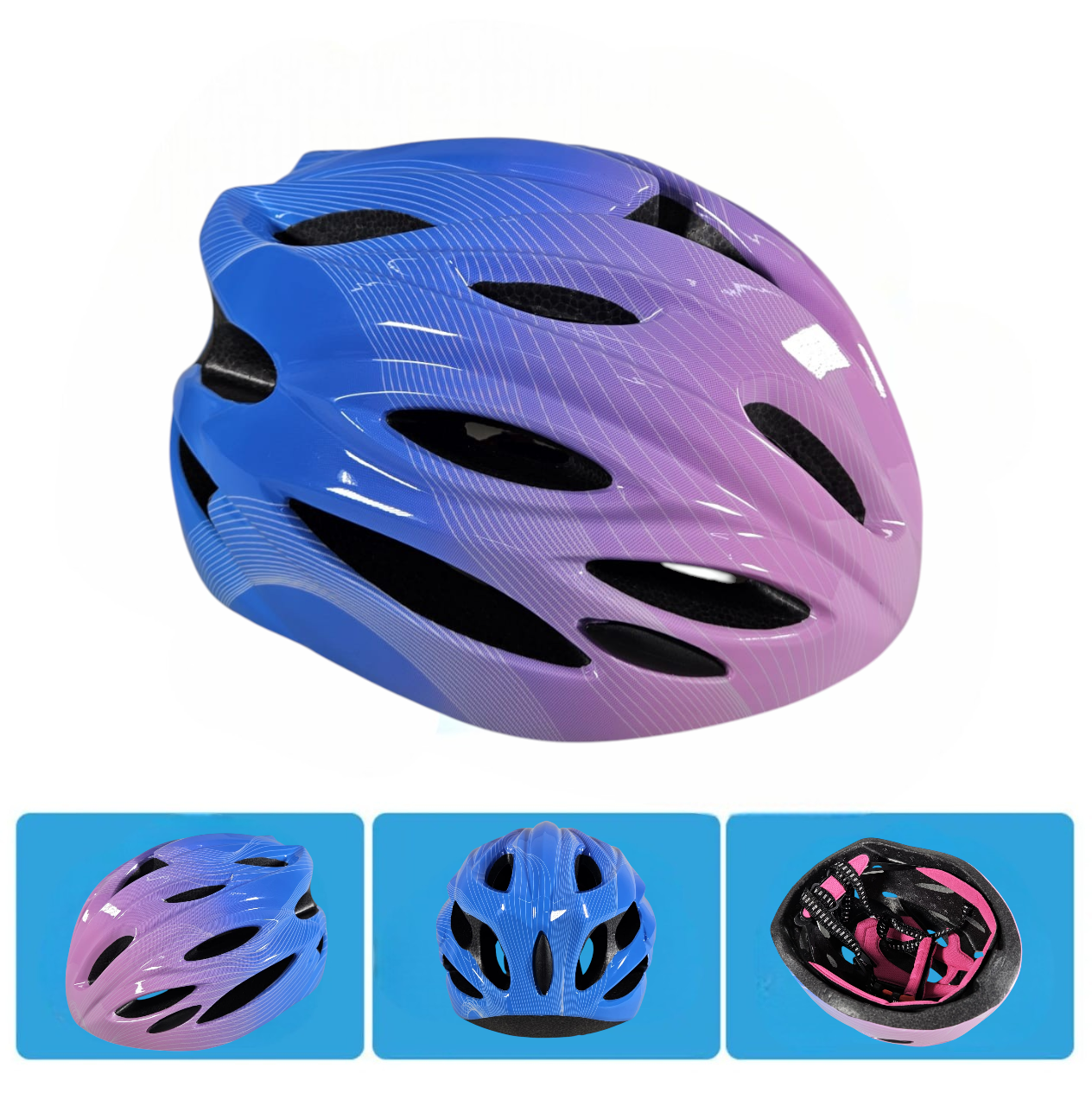 LOVIER Helm Sepeda Anak Scooter Bicycle Helmet Outdoor Sports - K20 Gambar produk LOVIER Helm Sepeda Anak Scooter Bicycle Helmet Outdoor Sports - K20 - 4