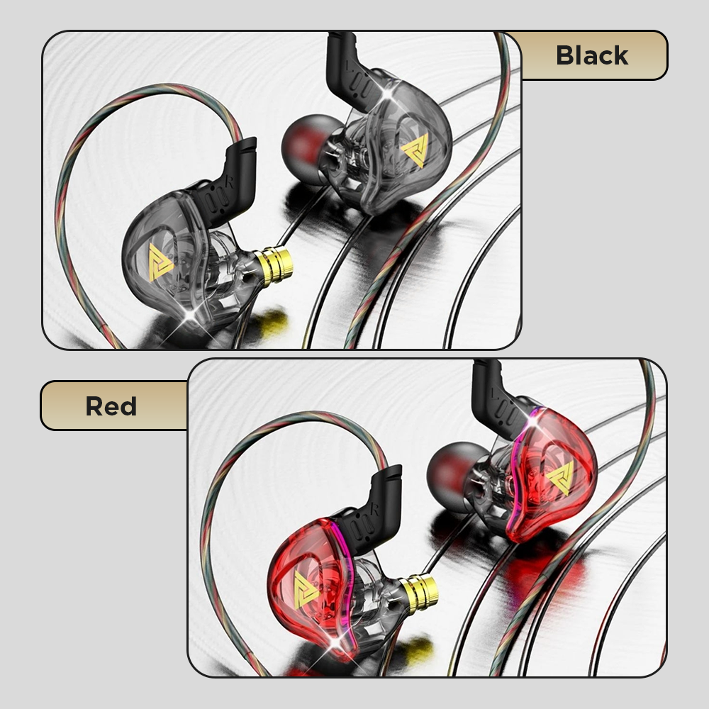 QKZ Wired Earphone IEM In Ear Monitor Dynamic HiFi Gaming Music Bass - QKZ-AK6-DMX Gambar produk QKZ Wired Earphone IEM In Ear Monitor Dynamic HiFi Gaming Music Bass - QKZ-AK6-DMX - 7