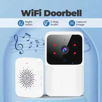 Chim Bel Rumah Smart Doorbell Wireless Video HD WiFi Two Way Audio 3MP - M8