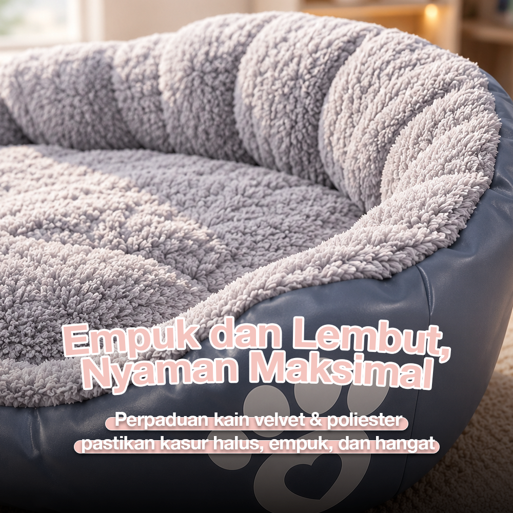 Kasur Tempat Tidur Anjing Kucing Soft Warm Dog Cat Bed Size S Gambar produk Kasur Tempat Tidur Anjing Kucing Soft Warm Dog Cat Bed Size S - 1