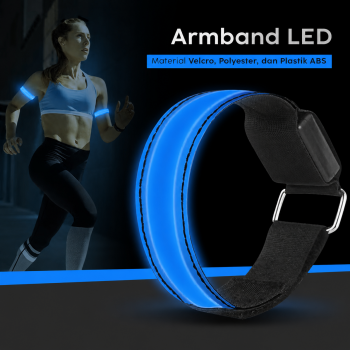 Party Dots Gelang Reflektif Reflective Safety Armband Wrist Band - CR2032