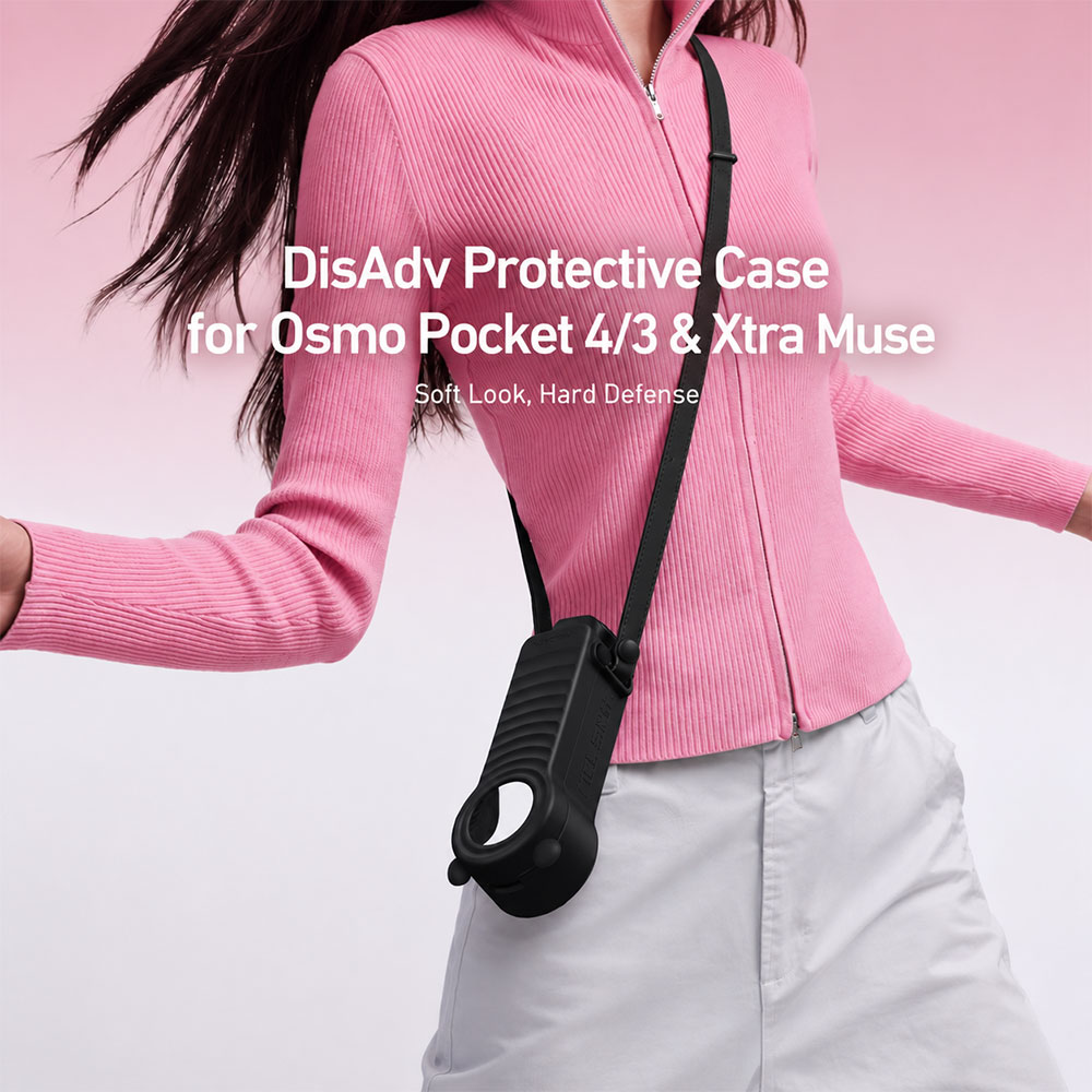 TELESIN Protective Case Pelindung Kamera Aksi DisAdv DJI Osmo Pocket 4 - S6-FMS-29BK-TDJ Gambar produk TELESIN Protective Case Pelindung Kamera Aksi DisAdv DJI Osmo Pocket 4 - S6-FMS-29BK-TDJ - Utama