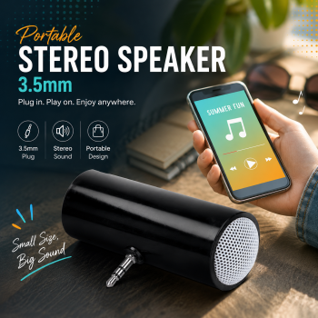 Centechia Mini Portable Stereo Active Speaker 3.5mm for Smartphone - DN828