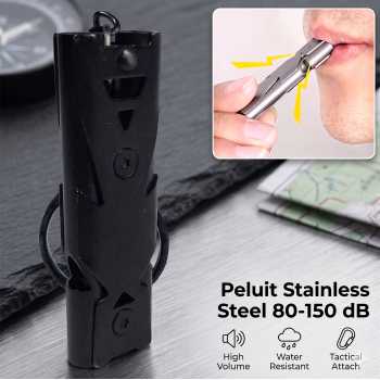 FX Peluit Darurat Survival Outdoor Stainless Steel Whistle - FXW