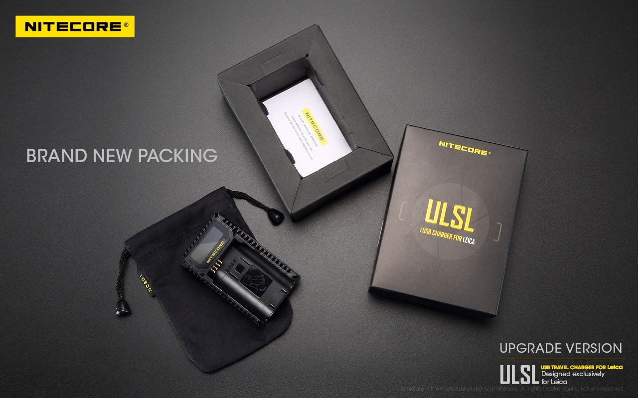 Gambar produk NITECORE Charger Baterai 2 Slot Leica BP-SCL4 QC Digital Display - ULSL - 8