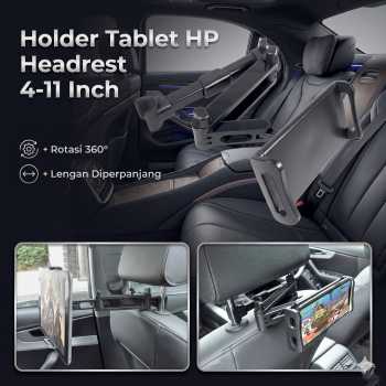 WENYOG Holder Tablet HP Mobil Adjustable Arm Headrest Mount 4-11 Inch - WY36